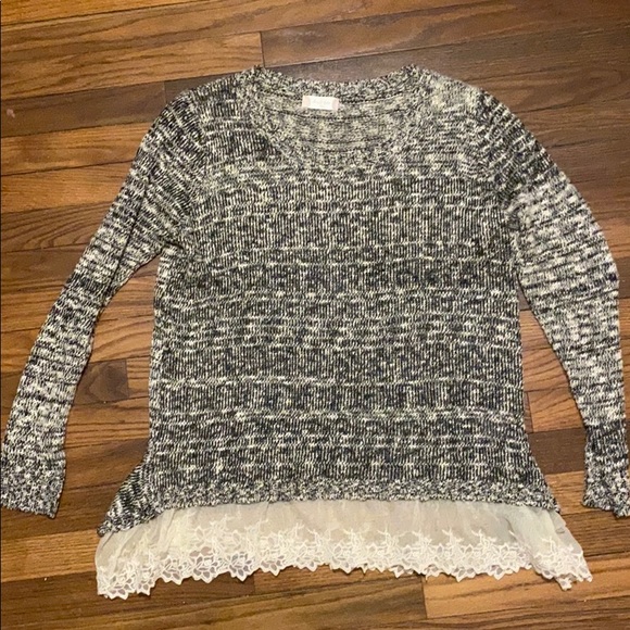 Altar'd State Sweaters - Altar’d State Sweater with Lace Bottom